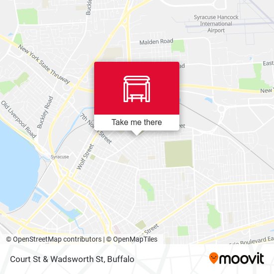 Court St & Wadsworth St map