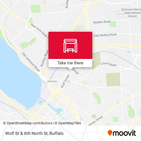 Mapa de Wolf St & 6th North St