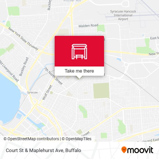 Court St & Maplehurst Ave map
