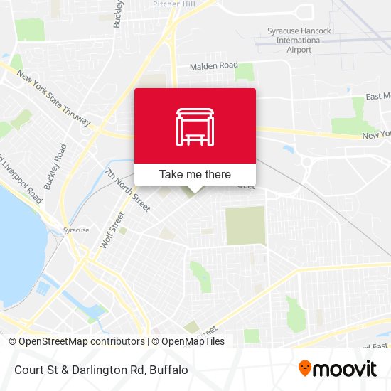 Mapa de Court St & Darlington Rd