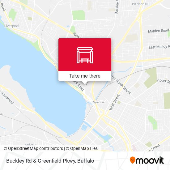Buckley Rd & Greenfield Pkwy map