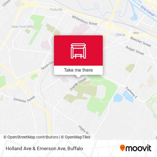 Holland Ave & Emerson Ave map