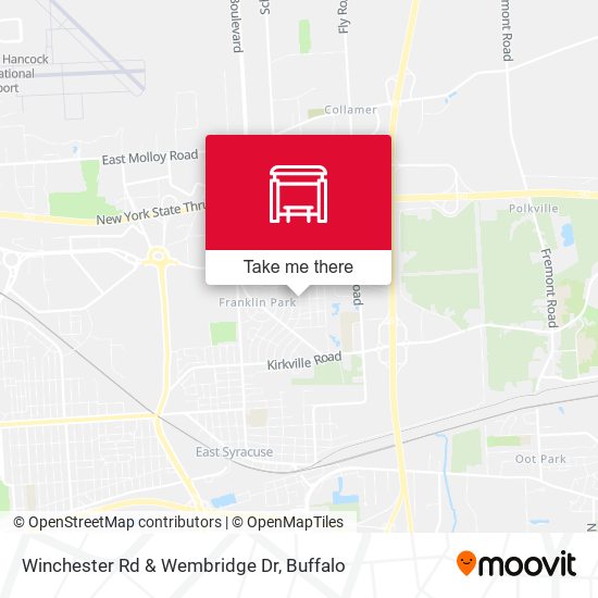 Winchester Rd & Wembridge Dr map