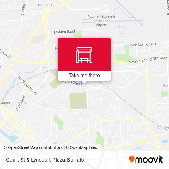 Court St & Lyncourt Plaza map