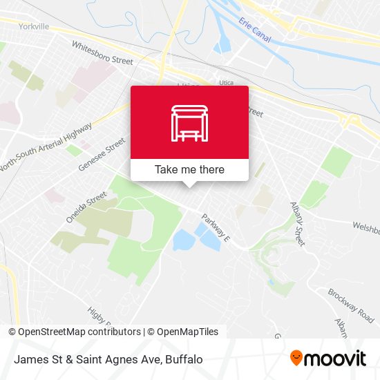 Mapa de James St & Saint Agnes Ave