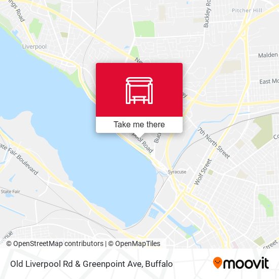 Mapa de Old Liverpool Rd & Greenpoint Ave