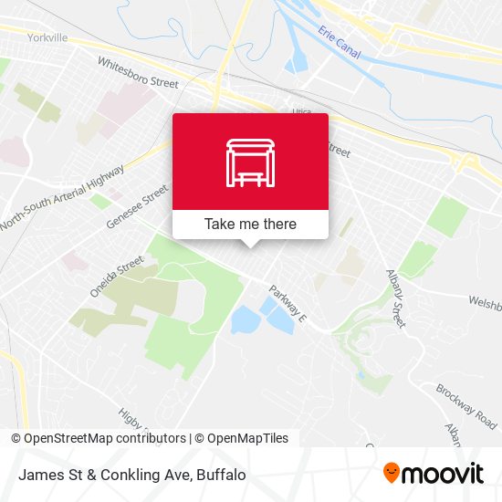 Mapa de James St & Conkling Ave