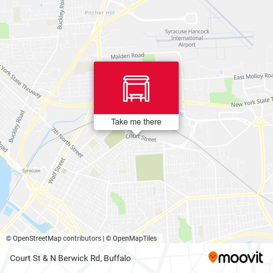 Court St & N Berwick Rd map