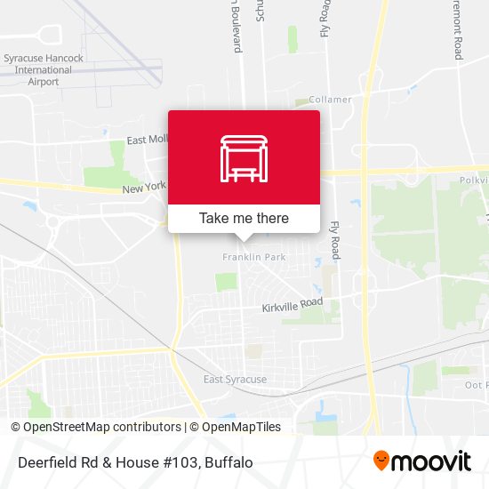 Deerfield Rd & House #103 map