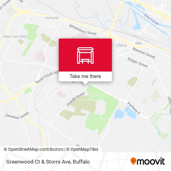 Greenwood Ct & Storrs Ave map