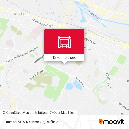 James St & Neilson St map