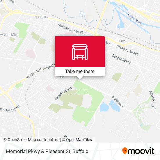 Memorial Pkwy & Pleasant St map