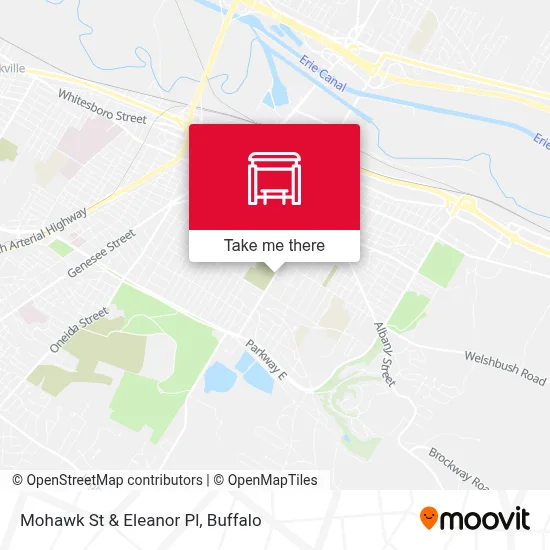 Mohawk St & Eleanor Pl map