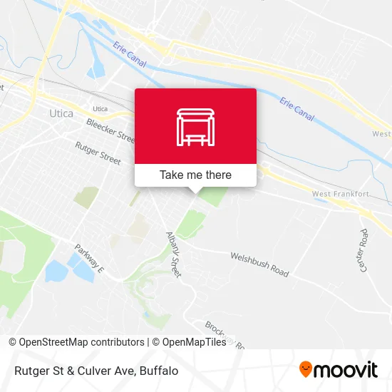 Rutger St & Culver Ave map