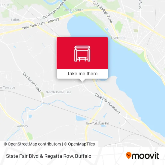 State Fair Blvd & Regatta Row map