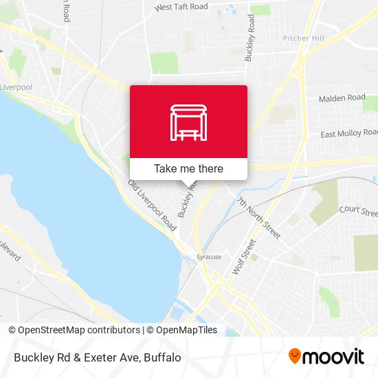 Buckley Rd & Exeter Ave map