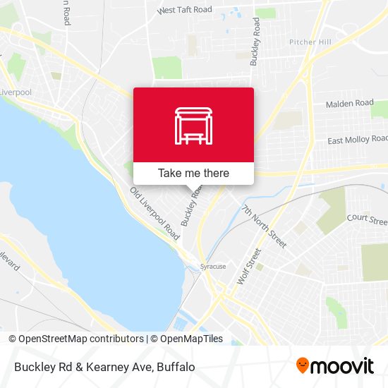 Buckley Rd & Kearney Ave map