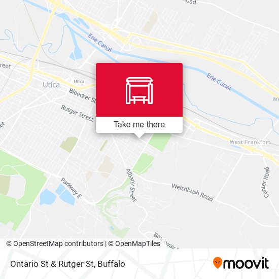 Ontario St & Rutger St map