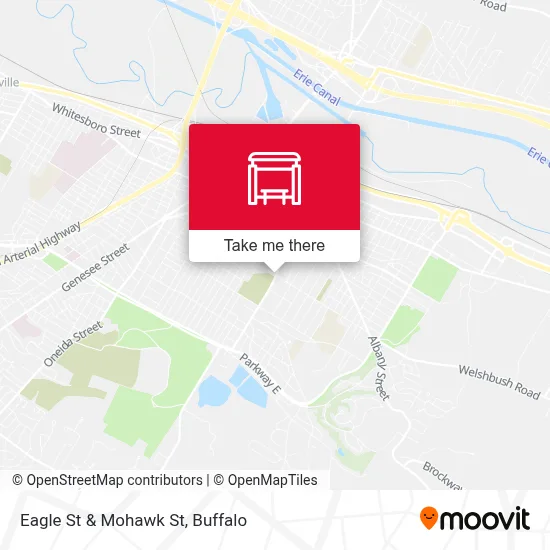 Eagle St & Mohawk St map