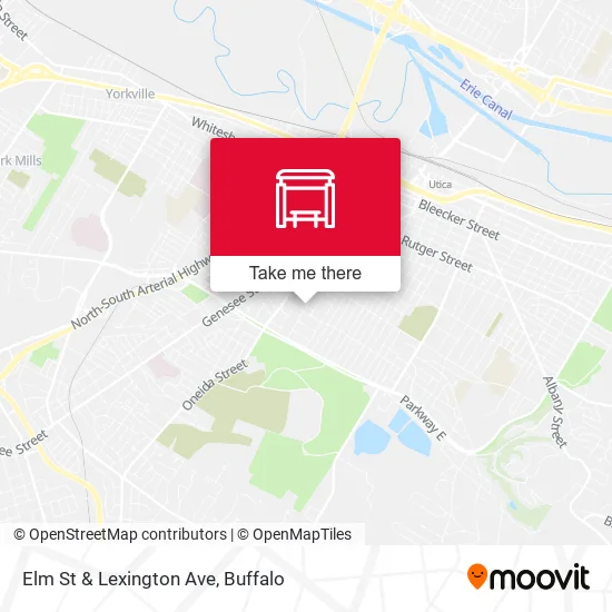 Mapa de Elm St & Lexington Ave