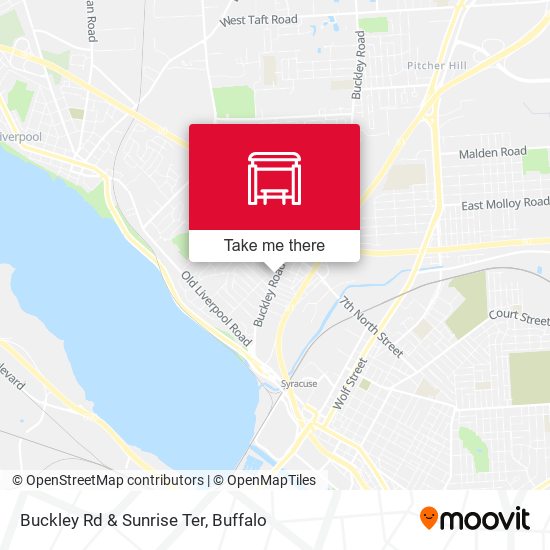 Buckley Rd & Sunrise Ter map