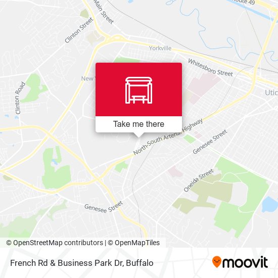 French Rd & Business Park Dr map