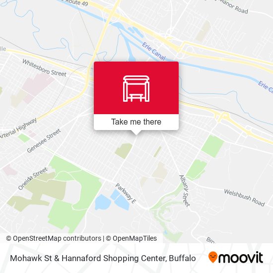 Mohawk St & Hannaford Shopping Center map