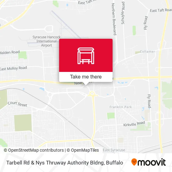 Tarbell Rd & Nys Thruway Authority Bldng map