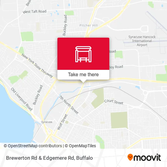 Brewerton Rd & Edgemere Rd map