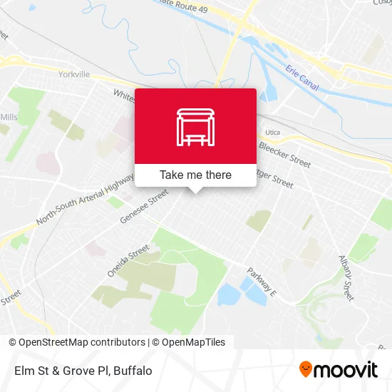 Mapa de Elm St & Grove Pl