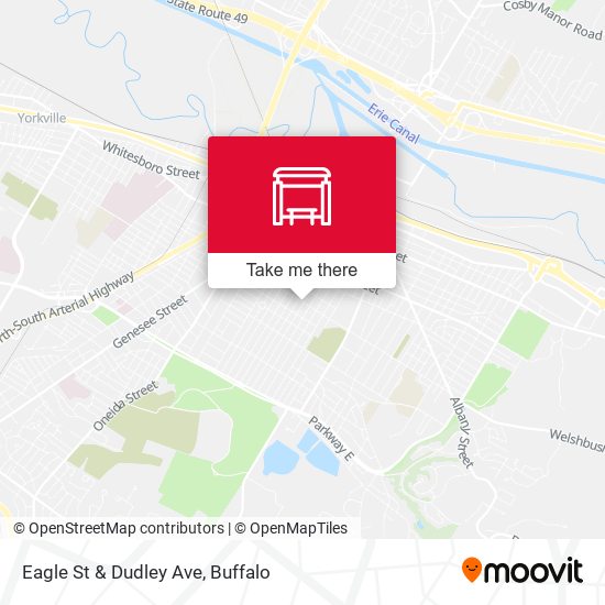 Eagle St & Dudley Ave map