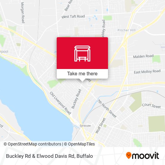 Buckley Rd & Elwood Davis Rd map