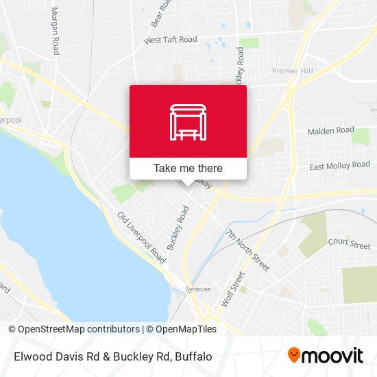 Elwood Davis Rd & Buckley Rd map