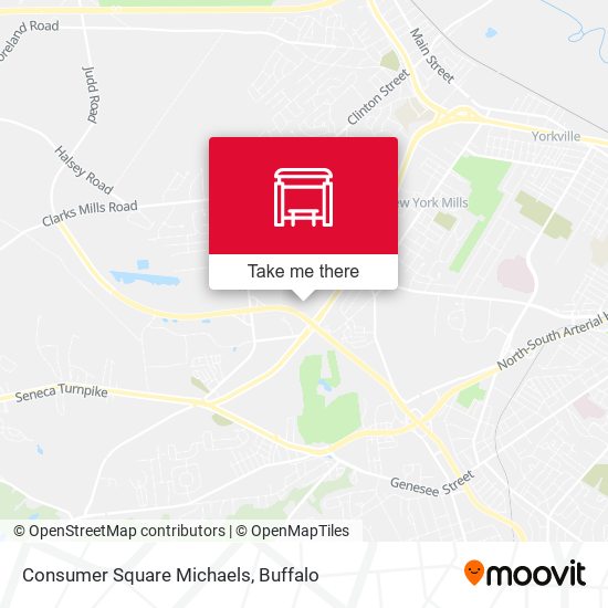 Consumer Square Michaels map