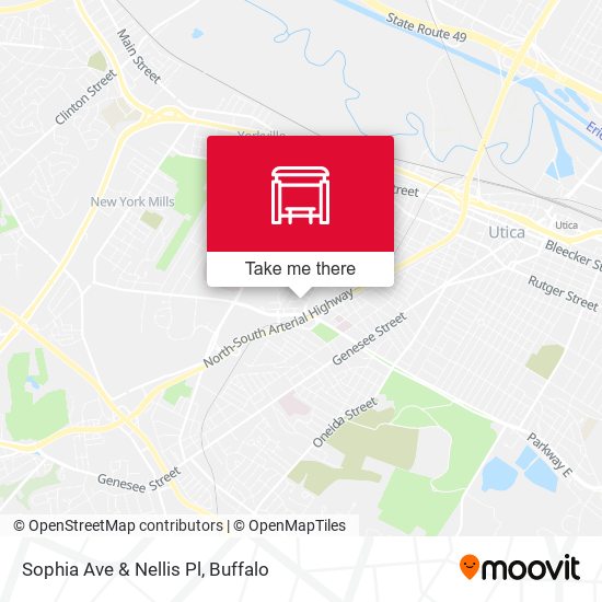 Sophia Ave & Nellis Pl map