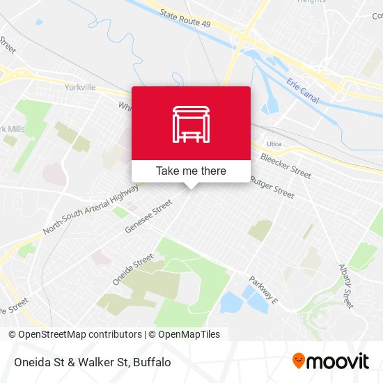 Mapa de Oneida St & Walker St