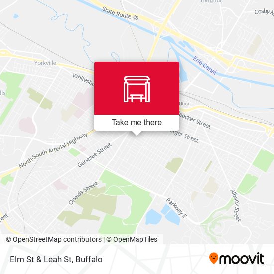 Mapa de Elm St & Leah St