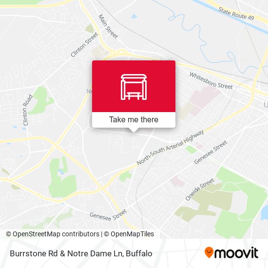 Mapa de Burrstone Rd & Notre Dame Ln