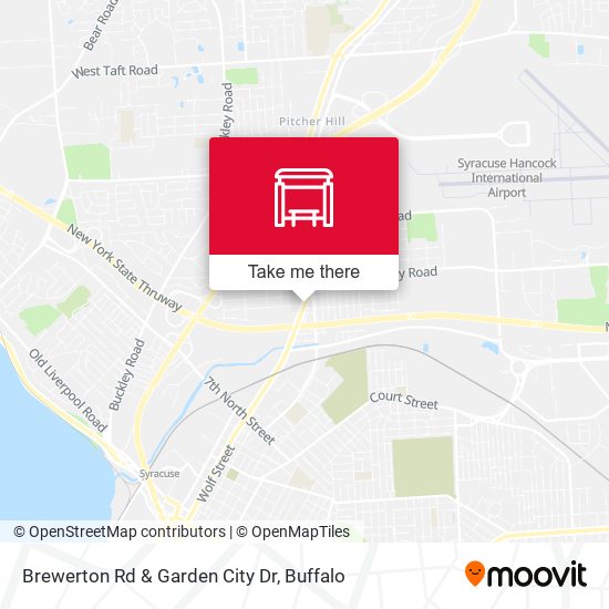 Brewerton Rd & Garden City Dr map