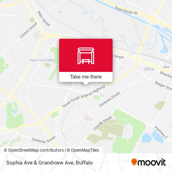 Sophia Ave & Grandview Ave map
