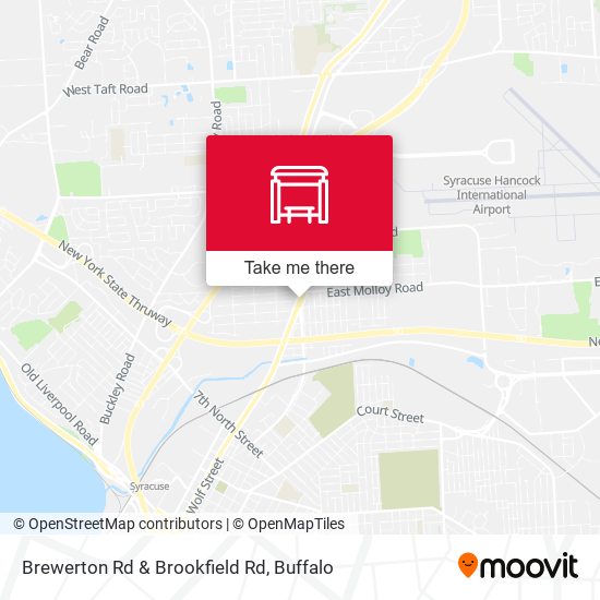 Brewerton Rd & Brookfield Rd map
