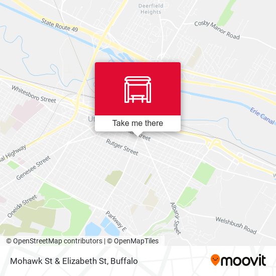 Mohawk St & Elizabeth St map