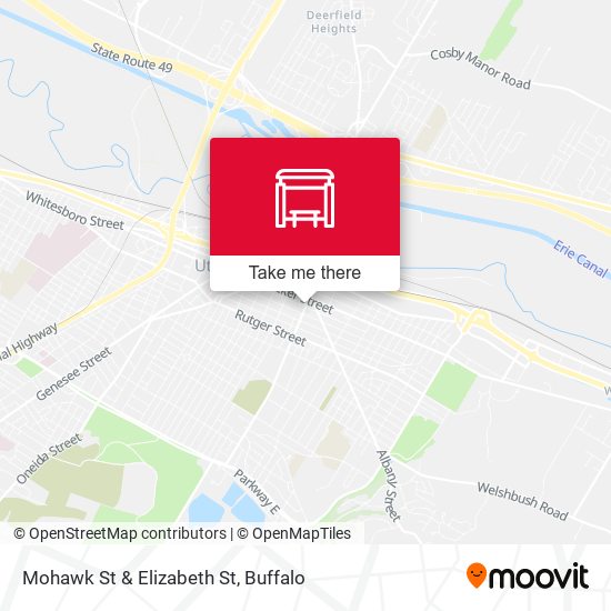 Mohawk St & Elizabeth St map