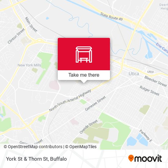 Mapa de York St & Thorn St