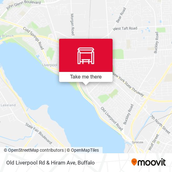 Old Liverpool Rd & Hiram Ave map