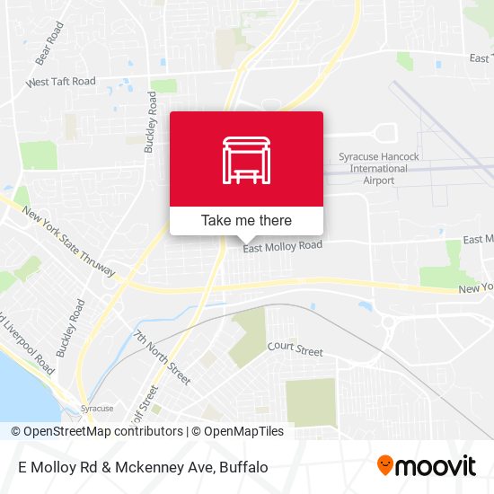E Molloy Rd & Mckenney Ave map