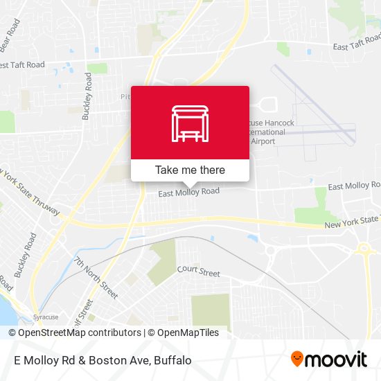 Mapa de E Molloy Rd & Boston Ave