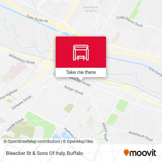 Mapa de Bleecker St & Sons Of Italy