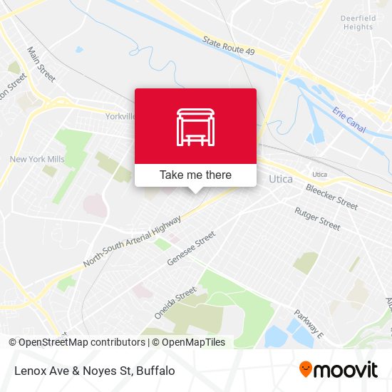 Mapa de Lenox Ave & Noyes St