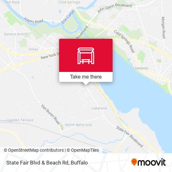 State Fair Blvd & Beach Rd map